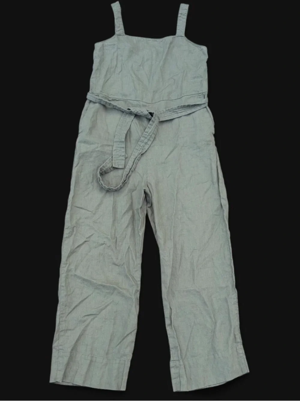 Everlane The Linen Side Button Jumpsuit, 100% European Flax Linen, Cottagecore
